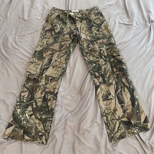 Camo Straight Leg Women's Jeans
